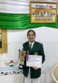 Goan girl comes 2nd in Hindi slogan writing event in Qatar