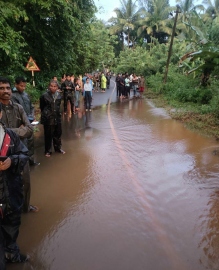 Valshem Bridge in Bhati gets submerged amid heavy rains