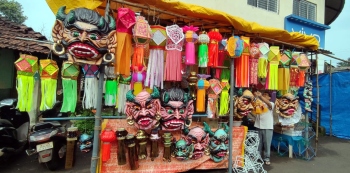 Valpoi, Honda markets decked up ahead of Festival of Lights
