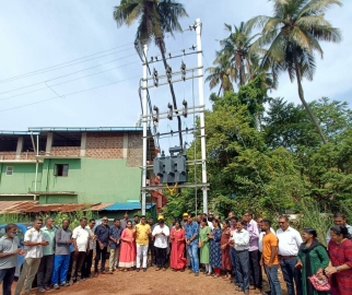 Vasco MLA inaugurates new transformer at Voddant