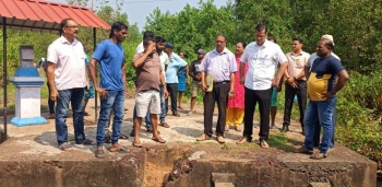 Cuncolim MLA takes stock of cleaning works of canals