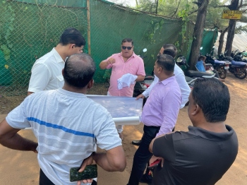 Cavelosim panchayat acts on beach road issue