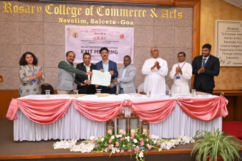 NAAC re-accreditation at Navelim college