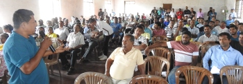Finally, Areal sabha chaired after a year