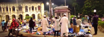 Illegal vending at Margao Comunidade square