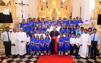 Aldona Parish fetes Cardinal Ferrao