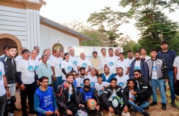 Agriculture dept holds bike rally at Cabo-de-Rama