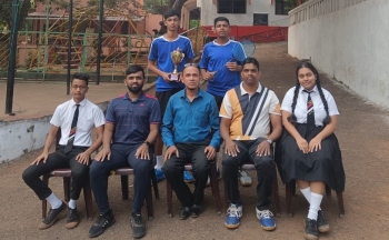 Sant Xavier Vidyalaya shuttlers finish third