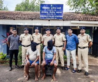 2 UP natives held for illegal sand extraction in Chapora