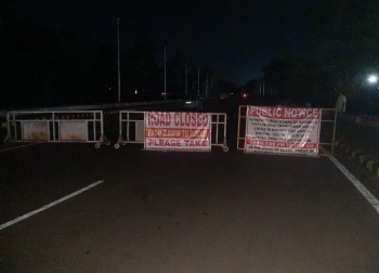 Aquem ring road closed to thwart waste dumping