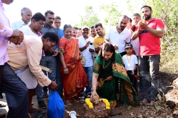 Repair of Valpoi-Thane road begins at a cost of Rs 67 lakh