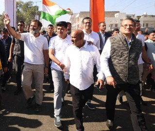 Goa Cong MLAs join ‘Bharat Jodo’ yatra in Rajasthan