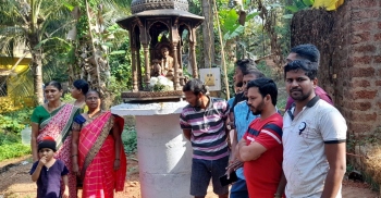 Locals demand arrest of vandals of Shivaji statue at Divar