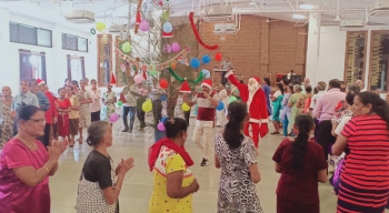 Sr citizens rejoice at special party in Chandor