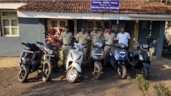 Mapusa police seize 11 two-wheelers near schools