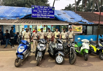 Old Goa police book 50 cases under MVA