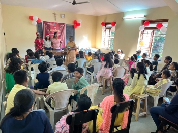Christmas party held for underprivileged kids