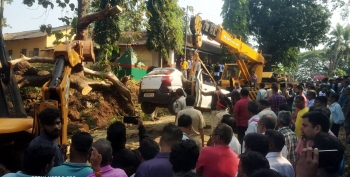 Woman killed as tree falls on car in Sanguem