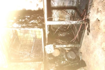 Fire engulfs house at Betalbatim