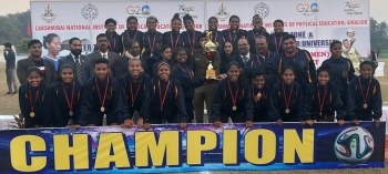 Goa University women crowned West Zone football champions