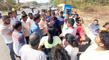 Minister reviews ongoing sewerage works in Navelim