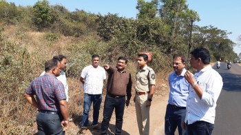 Kabrastan: MMC officials, police take stock of situation ahead of Sonsodo land demarcation