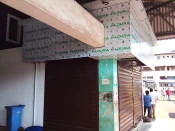 Renovation of illegally constructed shop at KTC bus stand raises eyebrows
