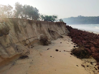 Soil erosion along coastline: Cavelossim VP knocks doors of minister to take stock of situation