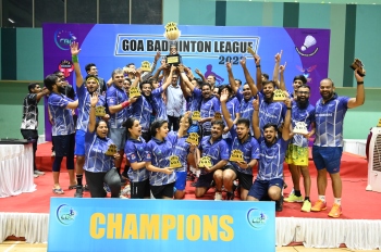 Power Smashers win Goa Badminton League