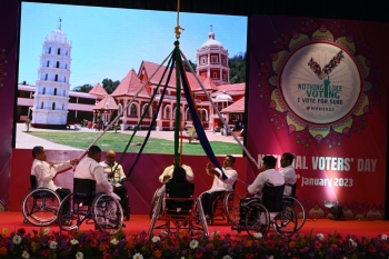 PwDs perform ‘Goff dance’ at Nat’l Voters Day event