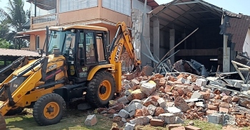 Delhi bizman’s structure on Calangute beach razed