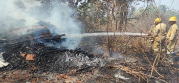 Fire destroys scrap at Nessai Industrial Estate