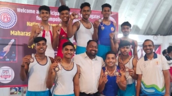 Goan trampoline gymnastics team win bronze