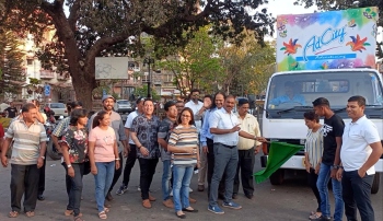 Vasco carnival committee flags off carnival vehicle