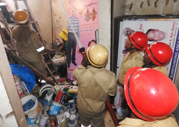 Fire breaks out at shop in Margao’s new market area