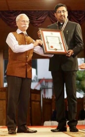 Swapnil Naik feted on Arunachal Statehood Day