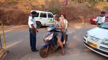 Police book 35 foreigners for traffic offences in Mandrem