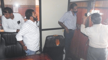 Minor fire at Margao municipal bldg sparks panic; major damage averted