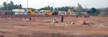 Mapusa council clears migrant colony near new bus-stand
