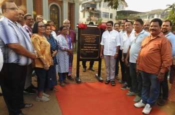 Drama unfolds as MLA with people lays foundation for parking project