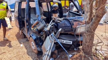 Firefighter injured in Sirsaim road mishap