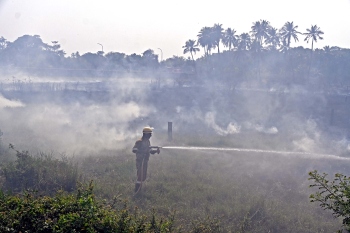 Now, field fires smoke Taleigao