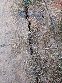 Panic at Calvaddo-Benaulim after crack develops on main roadside