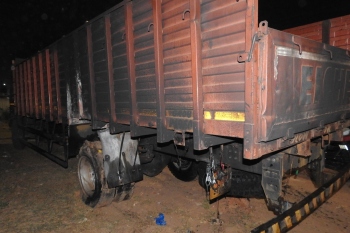 Truck gutted in fire at Colmorod
