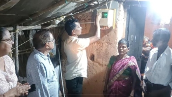 After decades in candlelight, Velsao family gets electricity