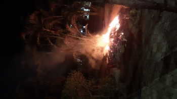 MMC fails to tackle burning of garbage at Municipal Garden