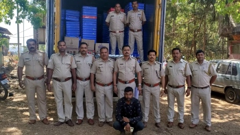 Canacona excise seizes liquor from pizza container at Polem