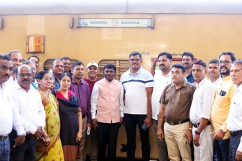 Gandhidham-Nagercoil Exp resumes halt at Canacona