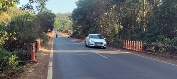 Unusual move: Plastic barriers fixed on Gulem culvert bridge