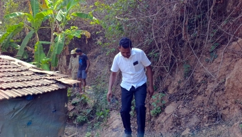 Fire breaks out at Cortalim hillock